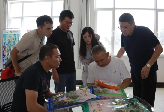 譯博翻譯負責人陪同烏茲別克斯坦ZEA種子公司代表團至金嶺種業(yè)考察交流